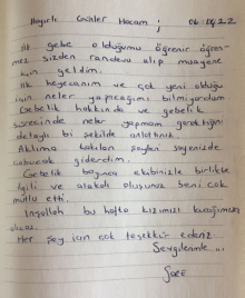 Aklıma takılan şeyleri sayenizde çabucak giderdim.