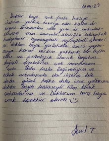 Bir hafta oldu ve psikolojik olarak hayatım değişti.